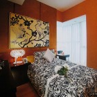 东南亚风格三居室主卧室装修效果图片