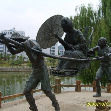 铜雕塑2006图片