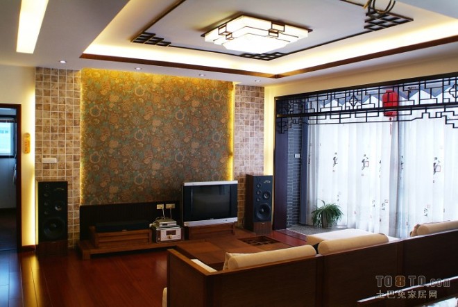 中式现代客厅102146