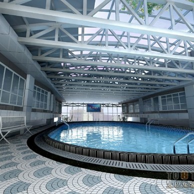 娱乐会所游泳池设计效果图