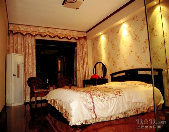 中式现代卧室138975