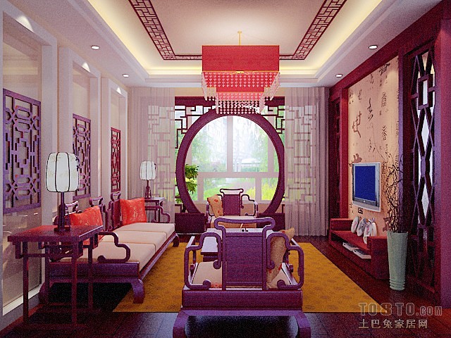 作品1中国风格之客厅