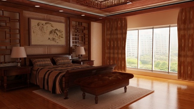 中式 卧室
