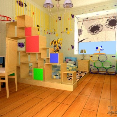 欧式儿童松木家具设计