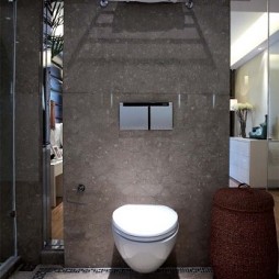 现代风格三居室家庭家用卫生间大理石瓷砖装修效果图片