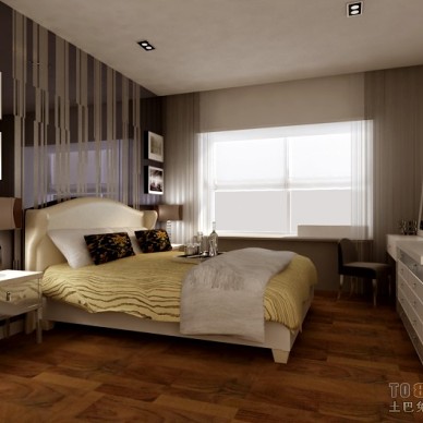 欧式小卧室装修效果图大全2012图片