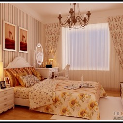欧式现代卧室效果图大全2011图片