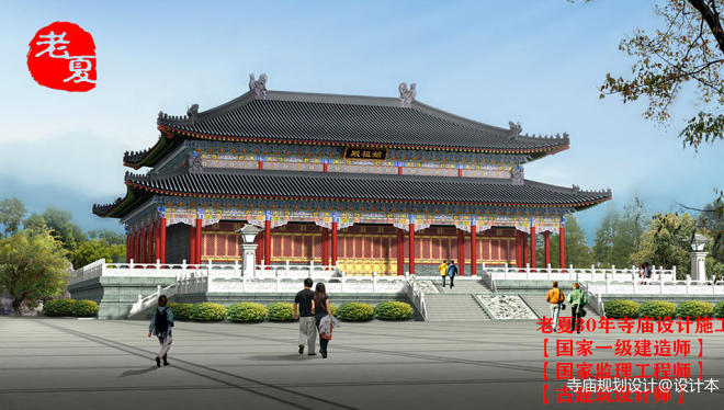 广东寺庙设计图纸，广州深圳寺院规划设计图