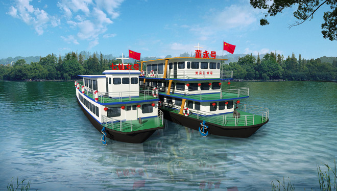 新余仙女湖旅游景区船打造