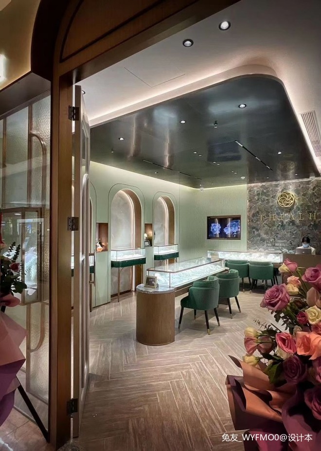 深圳法式复古珠宝店设计|点缀你的空间