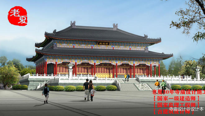 浙江寺庙规划设计图纸，寺院整体规划设计